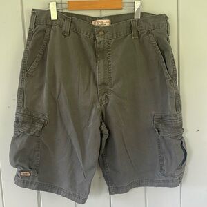 🔥5/$20🔥 Levi Strauss Men’s Cargo Shorts Gray Size 36 Cotton